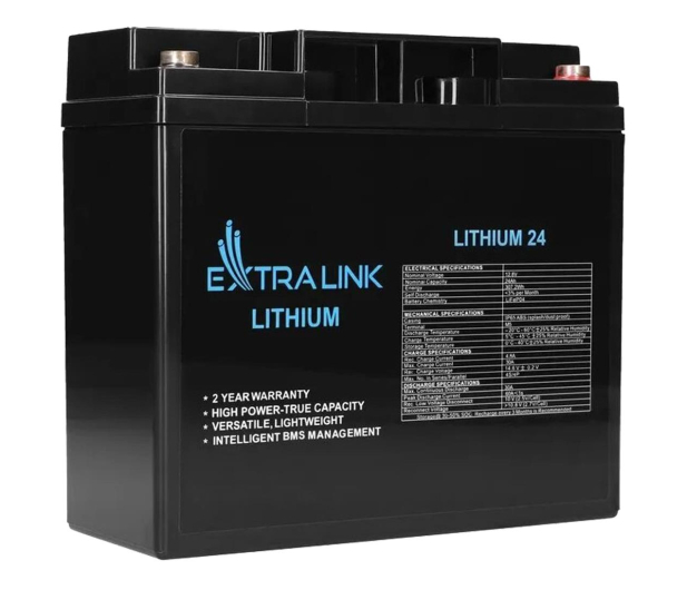 ExtraLink LiFePO4 24Ah - 1172659 - zdjęcie 2